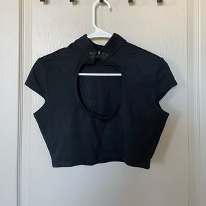Cut Out Crop Top